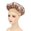 Wide Brim Satin Nightcap: High Elasticity Anti-Frizz Silk Chemotherapy Hat for Hair Care