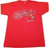 Vtg anni '80 ST. LOUIS CARDINALS T-shirt Morbidissima XS baseball mlb punto singolo
