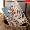 Tiger Perlen Kit 5D DIY Runde Strasssteine Kunst für Erwachsene Entspannende Handgemachte Wanddekoration Feiertagsgeschenk Rahmenlos