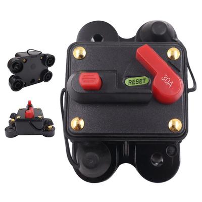 RV Automobile Yacht Boat RV Circuit Breaker Fuse Reset DC 12V 10W Waterproof 30A 40A 50A 60A 70A 80A 100A 120A Car Accessories