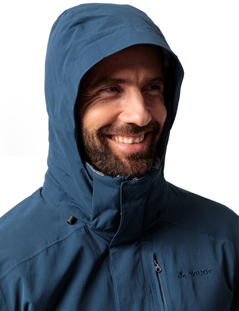 Men's Jacket VAUDE Idris II Wool Parka (45013) Dark-sea
