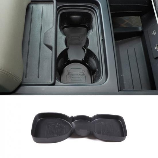 

Center Water Cup Holder Anti-slip Mat Pad For Land Rover Defender 90 110 -23