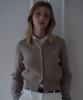Deheve Basic Round Knit Cardigan [Beige]