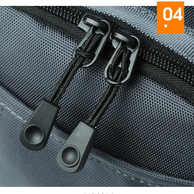 Oxford Crossbody Bag Multifunctional Shoulder Bag for Business Travel Casual Use Stylish Laptop Briefcase with Adjustable Strap