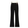 Women's High Waist Black Micro-Flared Jeans for Spring & Autumn 2025 - Slimming Thickened Horseshoe Pants for Pear-Shaped Figures.