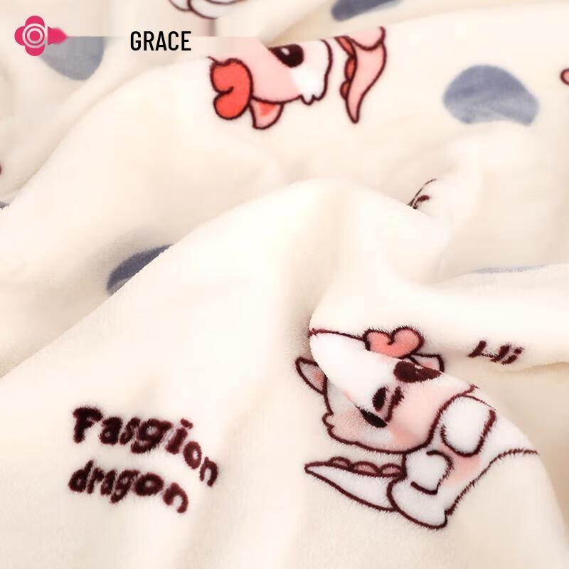 Grace Dragon Baby Throw Blanket