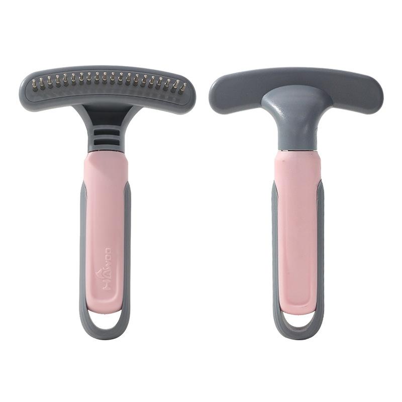 Universal pet comb for cats and dogs, bubble shell single row nail rake hair removal comb Grooming nail rake comb for medium and large dogs