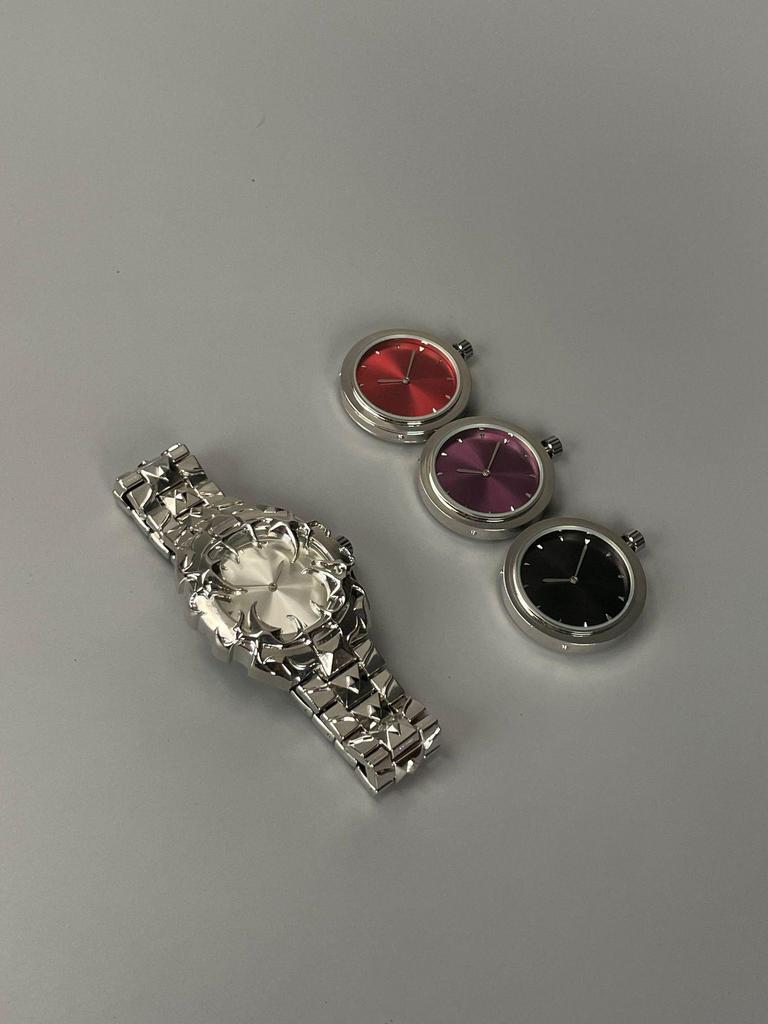 Original Alabaster-Style Irregular European/American Watch - Trendy, Fashionable Niche Design.