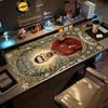 Golden Sport Poster Large Mouse Pad Gaming Laptop Mouse Pad Computer Desk Keyboard Mat Non-Slip Rubber Base Gaming Accessories Ideal Gift for Gamers