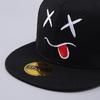 Funny Emoji Baseball Cap Personality Embroidery Hip Hop Flat Brim Shade Cap Batch