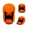 Halloween Pumpkin Baseball Cap Funny Adjustable Snapback Hat Unisex Casual Hip Hop Dad Hat for Men Women Party Accessories Daily Casual Hat