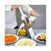 Multifunction Vegetable Cutter, Steel Blade Kitchen Gadget, Potato Slicer Fruit Peeler, Dicing Blades Grater Chopper for Carrot Cheese