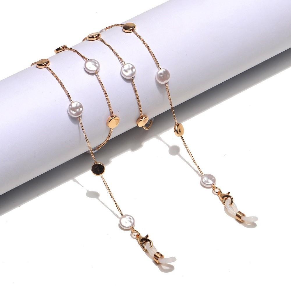 70cm Sunglasses Chains Pearl Neck Strap Luxury Glasses Chain  Reading Glasses
