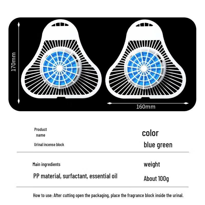 Urinal Deodorizer Aroma Balls Round, 10 Count