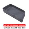 For Tesla Model S 2022 2023 Rear Trunk Storage Organizer Box Interior Accessories Waterproof Models Trash Can