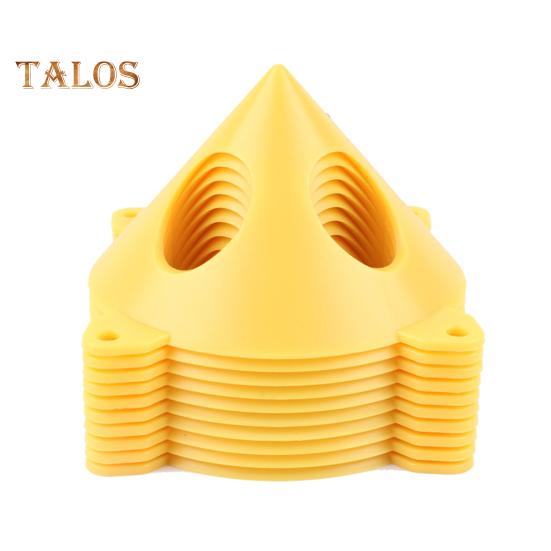 

10 шт. пирамидальные стойки для маляров, треугольные стойки для малярных работ, грузоподъемность 220 фунтов, компактная конструкция, переносные стойки для малярных работ, аксессуары жёлтый