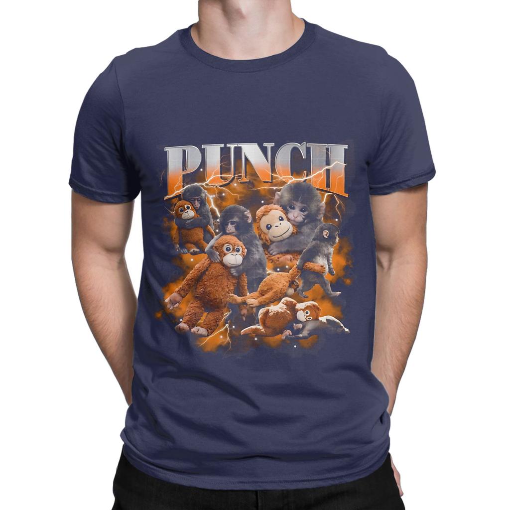 Punch Protect Baby Monkey Punch Viral Baby Monkey Punch Funny Graphic 100 Cotton TShirt Bib Punch The Monkey Tees Tops For Unisex