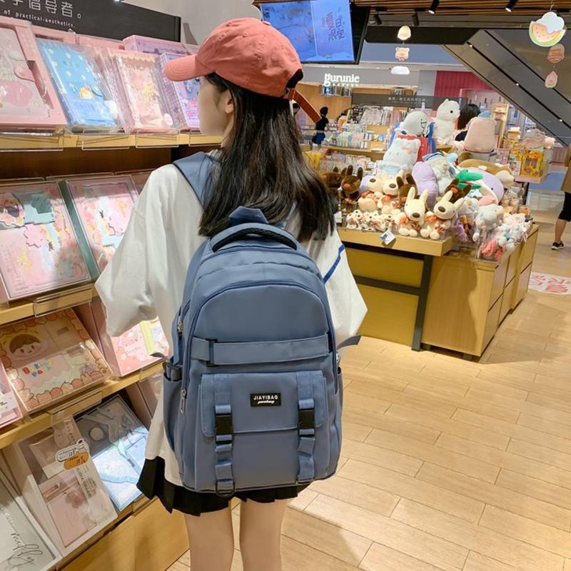 IELGY Корейская версия водонепроницаемого рюкзака большой вместимости для женщин — фото 3