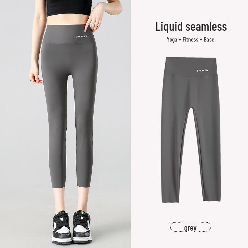 

Women s High-Waisted Slimming Yoga Pants - Shark Style, Tummy Control, Butt Lift, Ideal for Spring & Summer Workouts. 3XL [Weight 150-170kg]