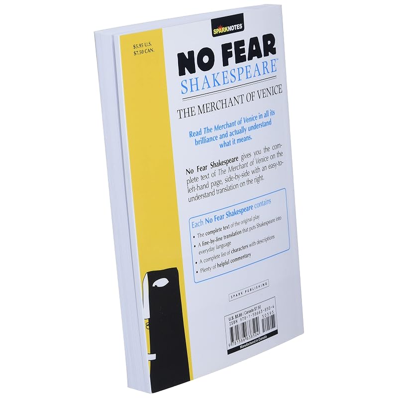The Merchant of Venice (SparkNotes No Fear Shakespeare) (Volume 10)