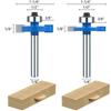 Pack of 7 Carbides Router Bit Set Featuring Ball Bearings Wood Chamfer Bit for Accuracy Woodworking Applications