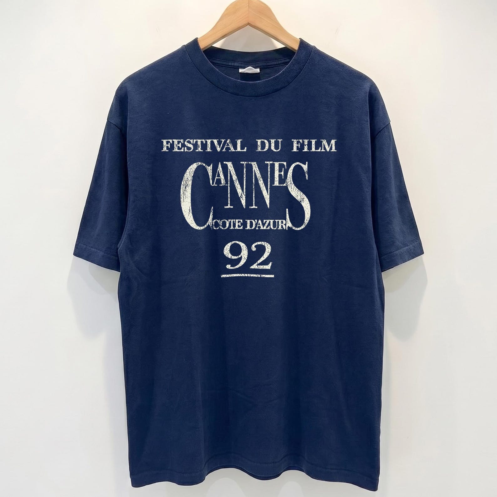 Cannes Film Festival Shirt, Vintage French Riviera Tee, Cote D Azur 92 Graphic Shirt, Retro Cinema Comfort Colors Tee L