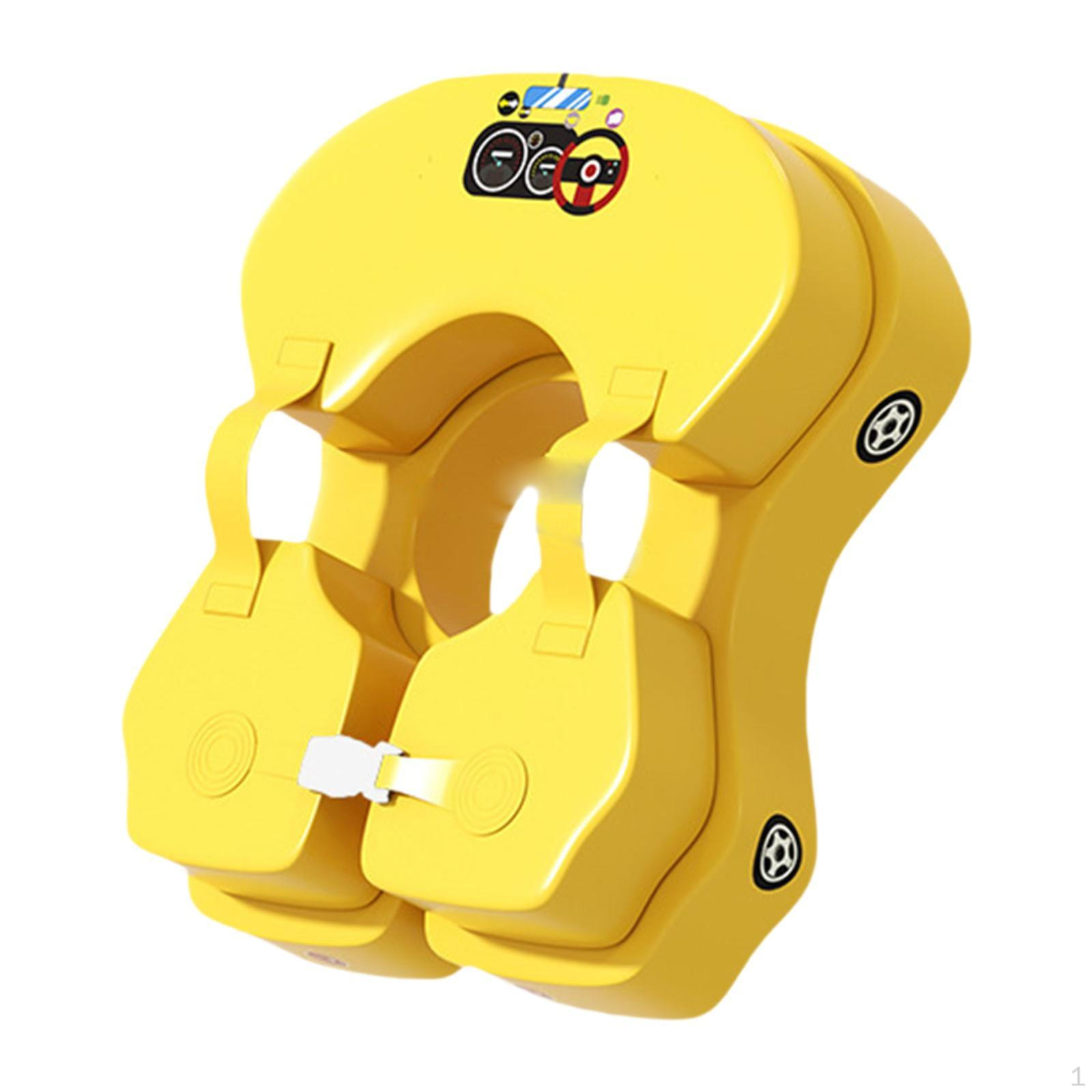 

Ненадувной плавательный круг Детский для мальчиков и девочек Легкий Детский для плавания Синий жёлтый