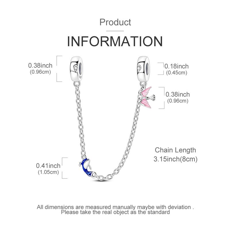 Copper Craft Charms Bowknot Heart Stars Moon Safety Chains Charms Fit Authentic Bracelets Diy Jewellery Present For Women