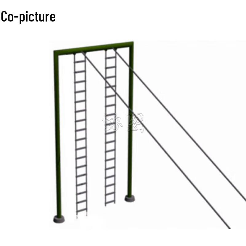 Soft Ladder Inclined Rope for Obstacle Training