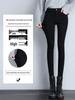 Women's Plus Size Velvet Leggings 2025 - Elastic, Slimming, Thick Black Skinny Pants for Curvy Figures (Up to 200 Jin)