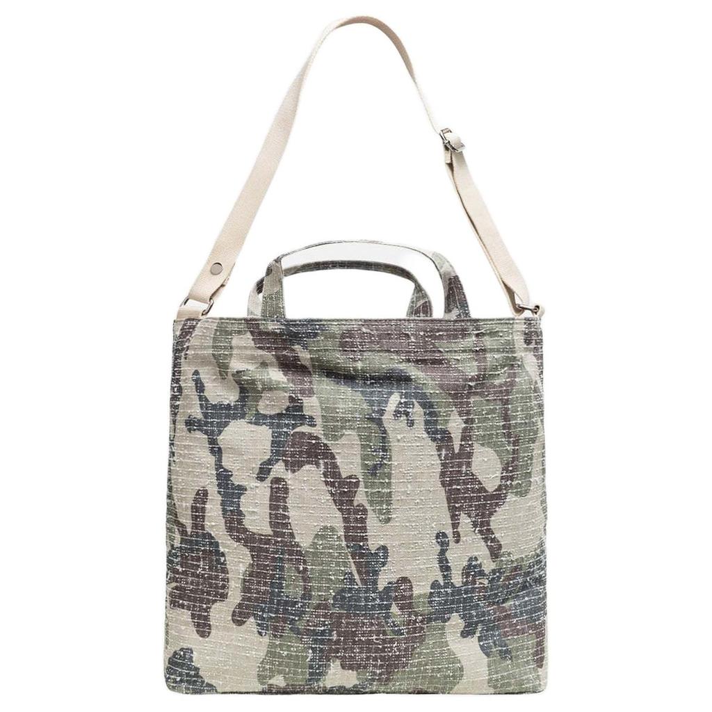 New Stussy Cotton Canvas Handbag, Shoulder Bag, Crossbody Bag Regular Unisex Camouflage 134270-CAMO