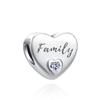 European Heart Shape Uncle Husband Diy Fine Beads Fit Original Charms Silver 925 Bracelet Jewelry Women Acessories
