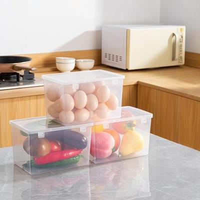 2.8L Transparent Bread Box Air-Tight Seal Large Opening Food Grade Material Thick Bread Container Home Kitchen Bakery Storage Case for Fruits