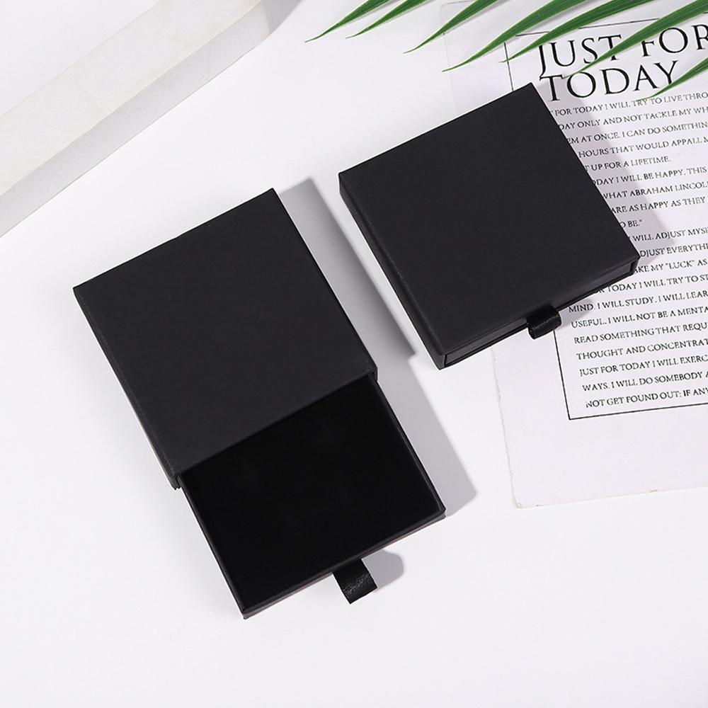 5pcs Jewelry Drawer Organizer Box Ring Earring Bracelet Necklace Pendant Portabl Storage Paper Case Jewellery Packaging Display