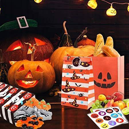 Halloween Paper Candy Bags 20X12 12 Pcs