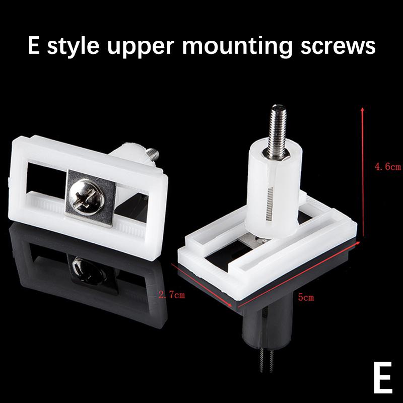 Toilet Lid Hinge Repair Bolts Accessories Screws Washers Set Universal Replacement Toilet Lid Set Screws