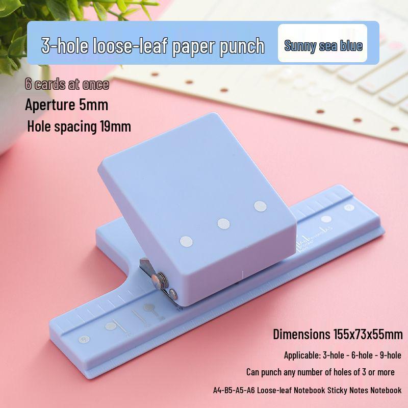

New Model: Multi-Hole Punch Assistant for Loose-Leaf Binding