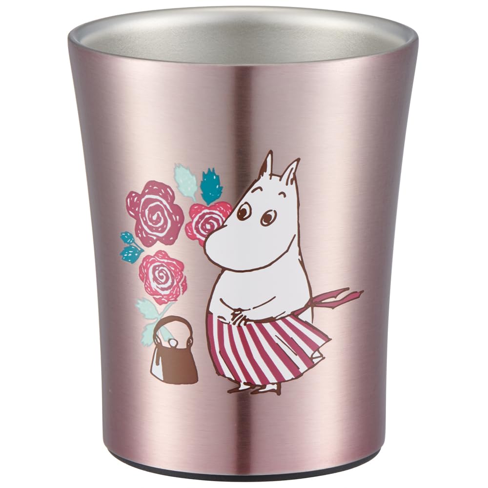 Skater Stainless Steel Tumbler, 250ml, Moomin Mama (STB2N-A) - Keeps drinks hot or cold.