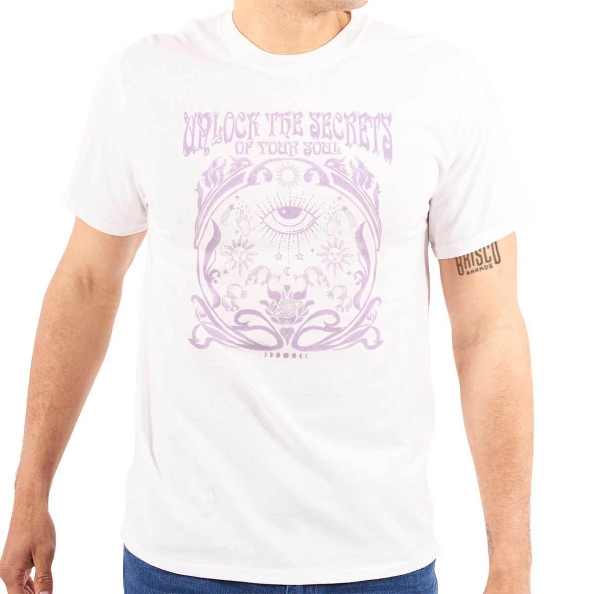 

Cool Unlock The Secrets of Your Soul Eye Sun Womens or Mens Crewneck T Shirt Tee 4XL