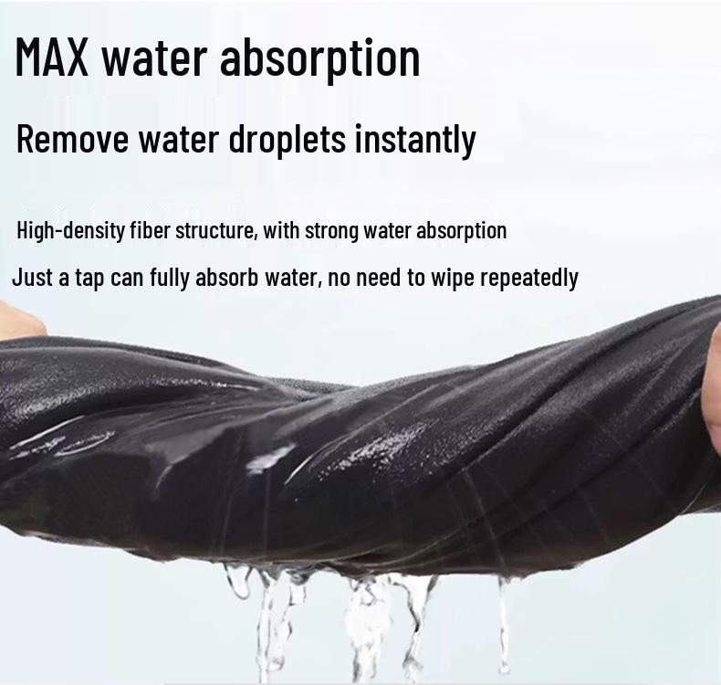 Ultrafine Fiber Hooded Beach Bathrobe and Portable Changing Towel