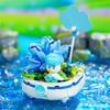 Pokemon Building Blocks Sprigatito Fuecoco Eevee Quaxly Potted Plants Assembly Model Mini Brick Figure Toysfor Kids