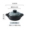 Simple and Creative High-end Light Luxury with Gift Box Set Chaozhou Heat-resistant Casserole Soup Depth and Light Striped Flower Noodles