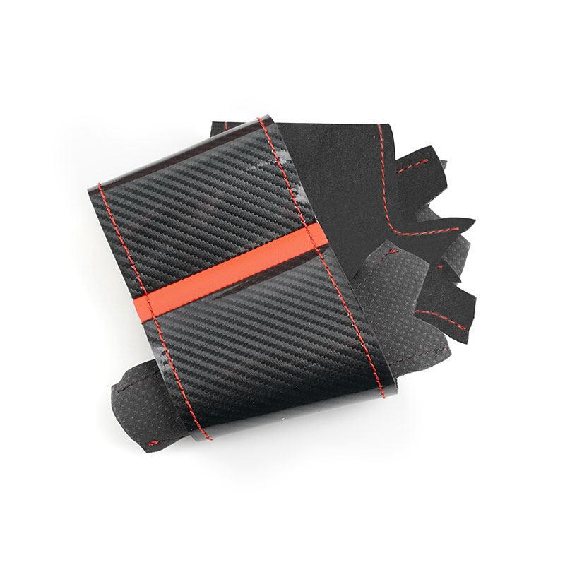 1.2mm Suede Leather Car Inner Steering Wheel Cover Trim For Dodge Challenger Charger 2015 2016 - Durango 2018