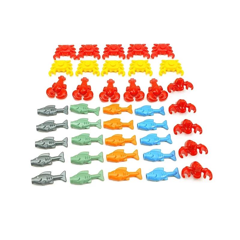 DIY Creative Model Cute Animal MOC Building Blocks Brick Little Pet Zoo Dog Duck Tortoise Penguin Cat Pig Bird Rabbit Toys