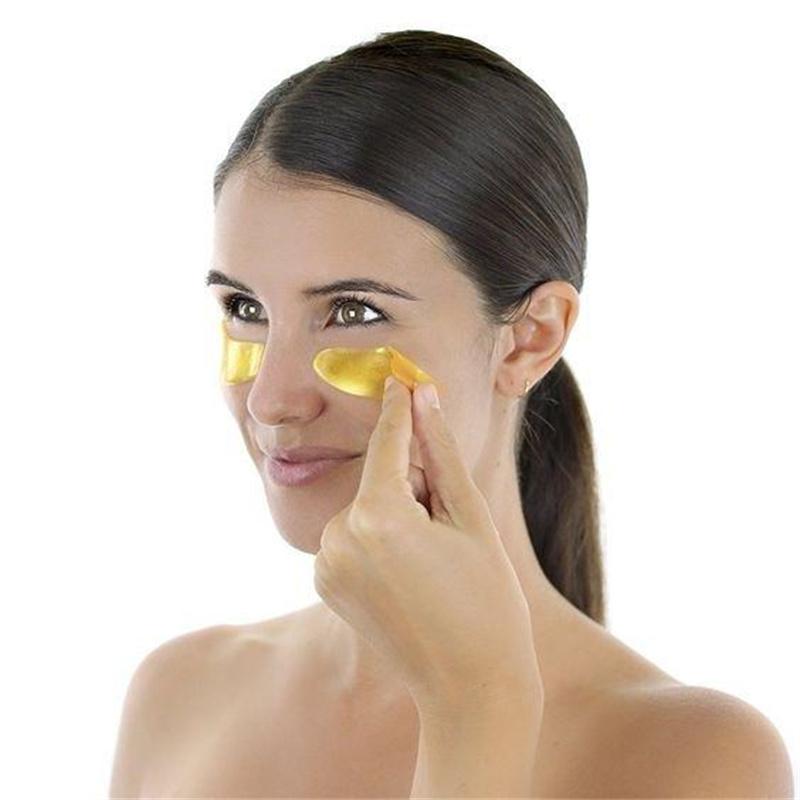 10Pair 24K Gold Collagen Eye Mask Anti-Aging Hyaluronic Acid Eye Patches Under Eye Mask