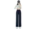 Ice Silk Wide-Leg Plus-Size Women's Summer Slimming Casual Pants