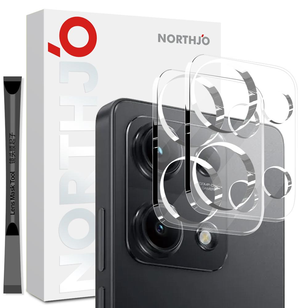 

NORTHJO 2Pcs For Xiaomi Redmi Note 14S 4G Tempered Glass Camera Lens Protector Clear 3D Integrated Full Coverage A
