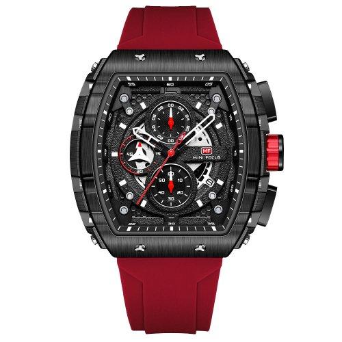 [MINIFOCUS] Мужские часы MINIFOCUS с хронографом, квадратные, большого размера, MF0399G04 NONE