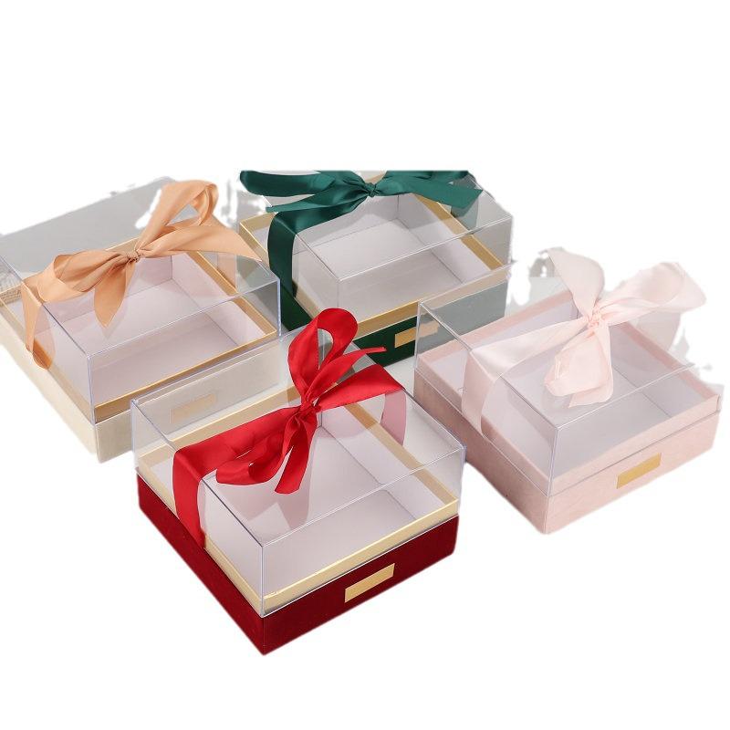 Elegant Acrylic Gift Box for Weddings, Christmas, Valentine's Day & Festives
