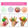 2Pcs 3.5CM Colorful Stress Ball Funny Stretch TPR Anxiety Relief Decompression Squeeze Ball Sensory Squishes Fidget Toy Kids Teens Adults Gift